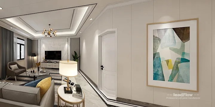 Nanchang Apartment Featuring WPC Wall Panel | Elegant Walls in Donghu District, Nanchang, China - photo 4