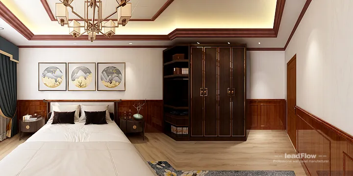 Hangzhou Apartment Renovation with WPC Interior Panel | Secondary Bedroom Idea in Hangzhou, China - photo 1