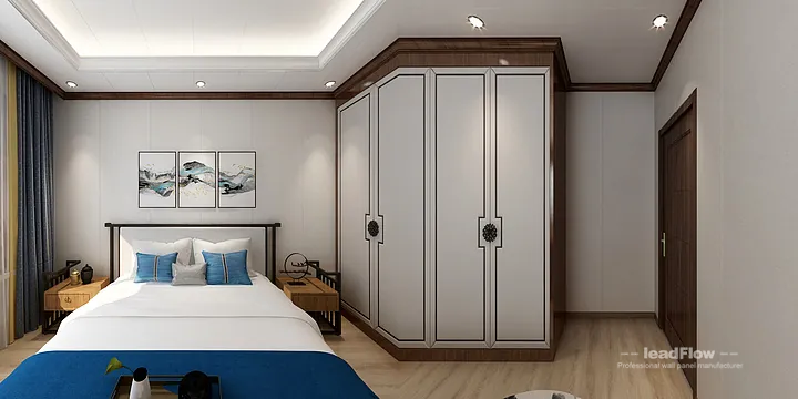Nanchang Apartment with WPC Interior Panel &mdash; New Chinese Oriental in Donghu District, Nanchang, China - photo 2