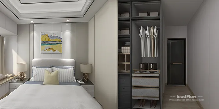 Hangzhou Apartment Featuring WPC Interior Panel | Modern Walls in Hangzhou, China - photo 1