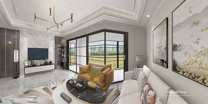 WPC Wall Cladding Transformation: Hangzhou Apartment with Living Room Walls in Hangzhou, China - photo 6