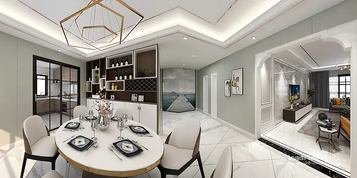 Minimalist Apartment Interior in Hangzhou using WPC Wall Cladding in Hangzhou, China - photo 10