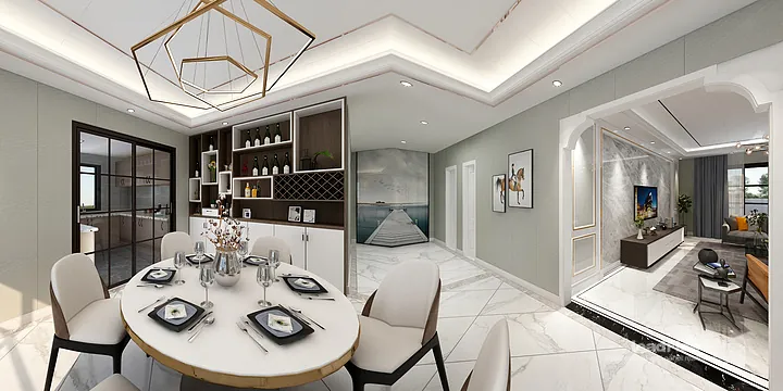 Minimalist Apartment Interior in Hangzhou using WPC Wall Cladding in Hangzhou, China - photo 7