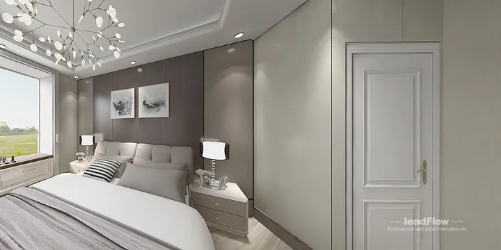 Hangzhou Apartment Wall Panel Design | WPC Wall Panel Premium Interior in Hangzhou, China - photo 12