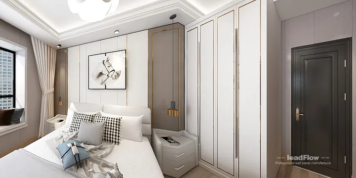 Contemporary WPC Interior Panel Project: Hangzhou Apartment Interior in Hangzhou, China - photo 2