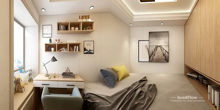 Contemporary WPC Interior Panel Project: Hangzhou Apartment Interior in Hangzhou, China - photo 6