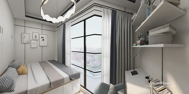 WPC Cladding Apartment Inspiration in Hangzhou &mdash; Contemporary Design in Hangzhou, China - photo 1