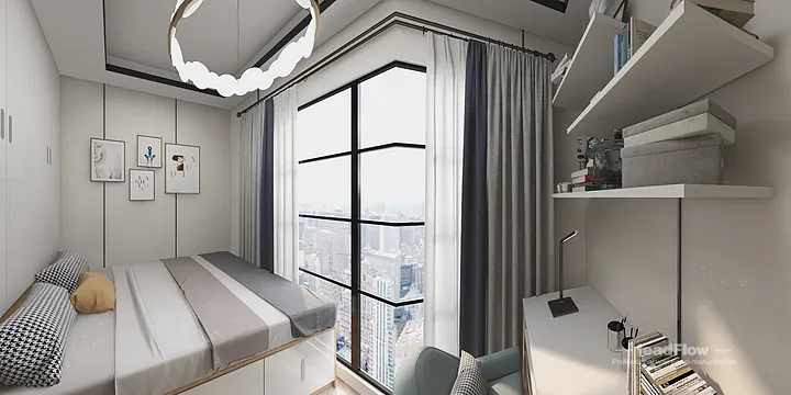 WPC Cladding Apartment Inspiration in Hangzhou &mdash; Contemporary Design in Hangzhou, China - photo 11