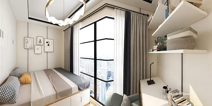 WPC Cladding Apartment Inspiration in Hangzhou &mdash; Contemporary Design in Hangzhou, China - photo 4