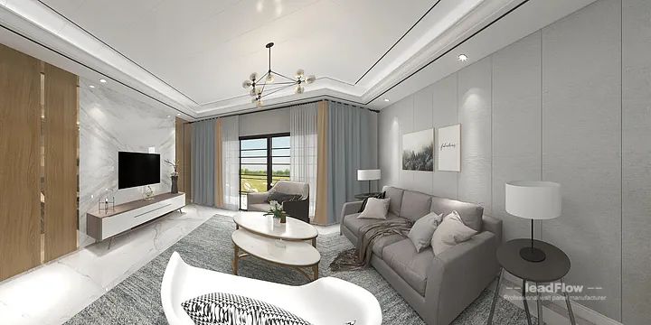 Contemporary Apartment in Hangzhou Featuring WPC Wall Cladding in Hangzhou, China