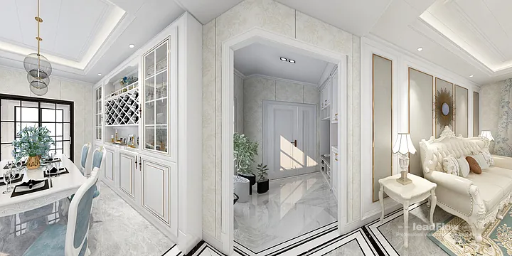 Hangzhou Apartment Wall Panel Design | WPC Wall Cladding Contemporary Interior in Hangzhou, China