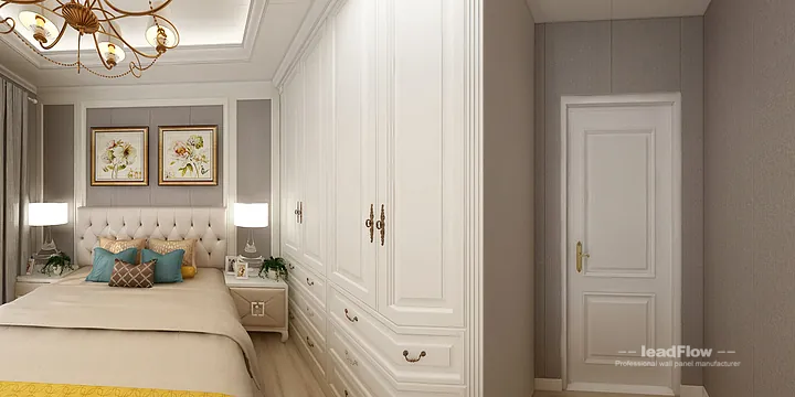 Hangzhou Apartment Wall Panel Design | WPC Wall Cladding Contemporary Interior in Hangzhou, China - photo 4