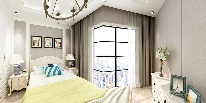 Hangzhou Apartment Wall Panel Design | WPC Wall Cladding Contemporary Interior in Hangzhou, China - photo 5