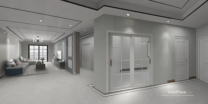 WPC Cladding Design for Hangzhou Apartment &mdash; Secondary Bedroom Focus in Hangzhou, China - photo 4