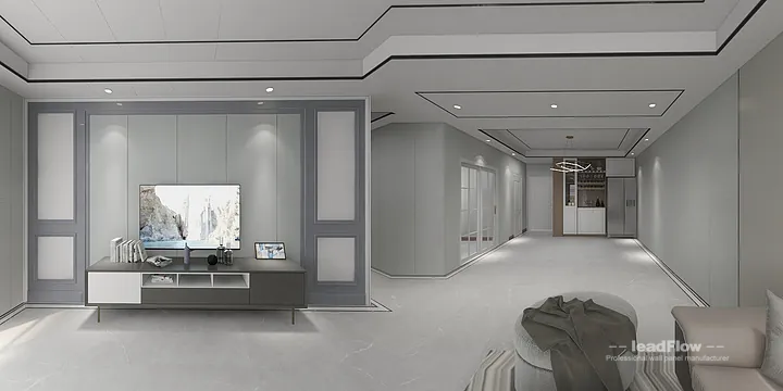 WPC Cladding Design for Hangzhou Apartment &mdash; Secondary Bedroom Focus in Hangzhou, China - photo 5