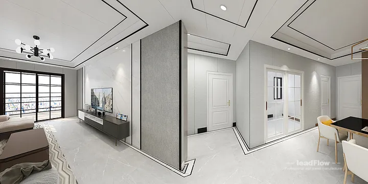 WPC Cladding Design for Hangzhou Apartment &mdash; Secondary Bedroom Focus in Hangzhou, China - photo 6
