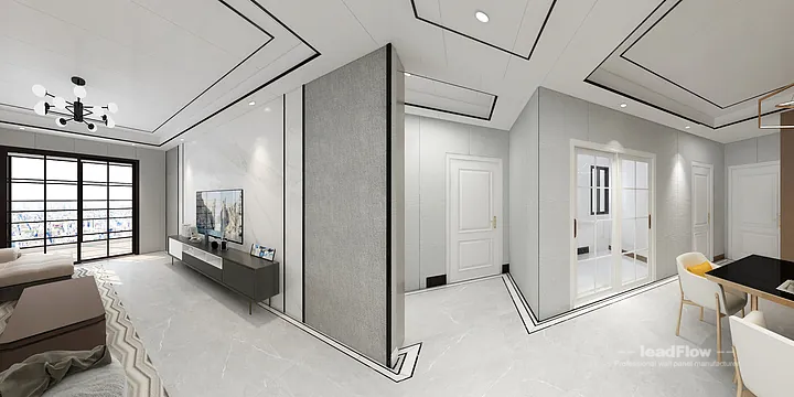 WPC Cladding Design for Hangzhou Apartment &mdash; Secondary Bedroom Focus in Hangzhou, China - photo 7