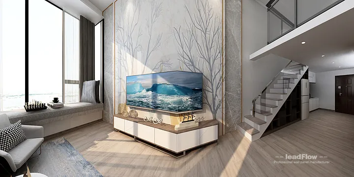 Hangzhou Apartment with WPC Wall Panel &mdash; Stylish in Hangzhou, China - photo 1