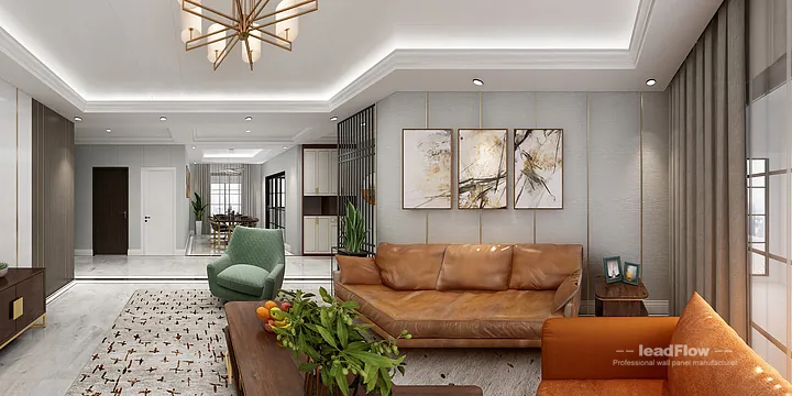 Explore WPC Wall Panel in This Hangzhou Apartment &mdash; Modern Style in Hangzhou, China