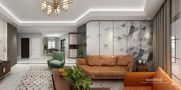 Explore WPC Wall Panel in This Hangzhou Apartment &mdash; Modern Style in Hangzhou, China - photo 2