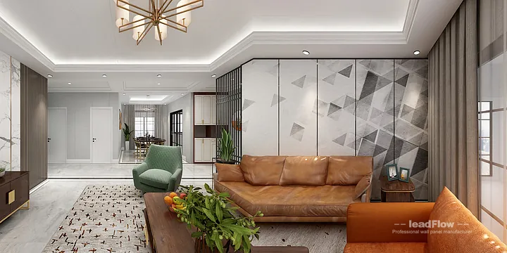Explore WPC Wall Panel in This Hangzhou Apartment &mdash; Modern Style in Hangzhou, China - photo 5