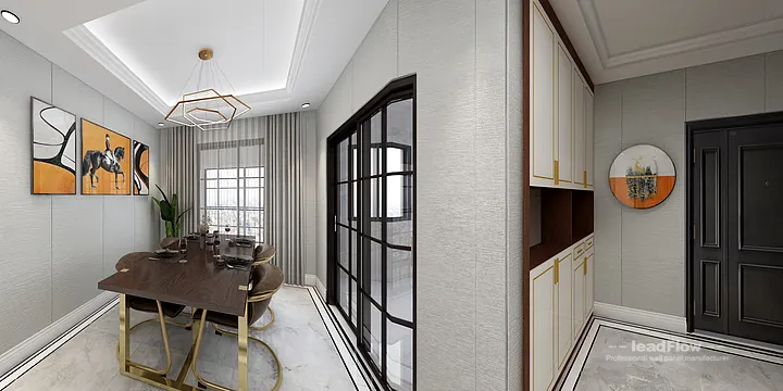 Explore WPC Wall Panel in This Hangzhou Apartment &mdash; Modern Style in Hangzhou, China - photo 8