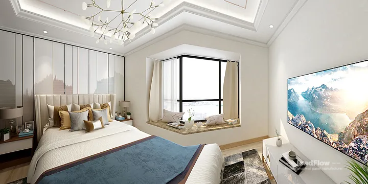 Hangzhou Apartment Wall Panel Design | WPC Cladding Elegant Interior in Hangzhou, China - photo 1