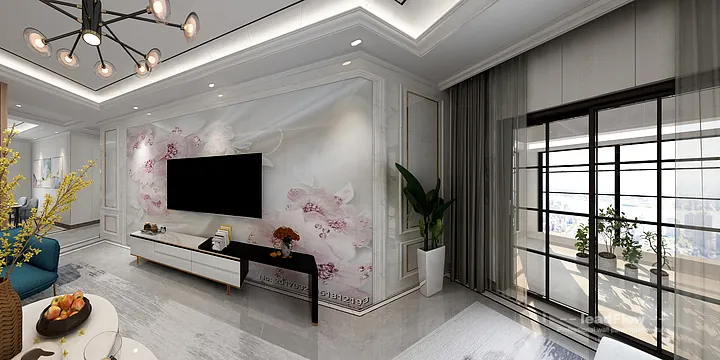 Hangzhou Apartment Wall Panel Design | WPC Cladding Elegant Interior in Hangzhou, China - photo 5