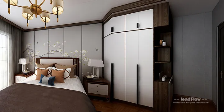 Hangzhou Apartment Interior with WPC Cladding &mdash; Wood Grain Accent in Hangzhou, China - photo 3
