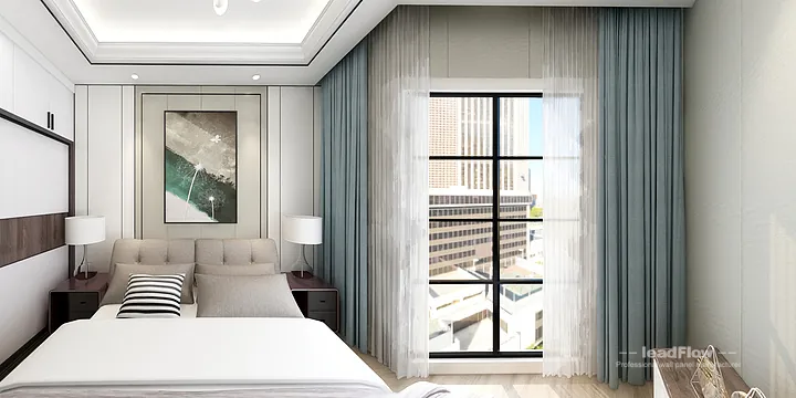 Hangzhou Apartment Wall Panel Design | WPC Wall Cladding Modern Interior in Hangzhou, China - photo 11