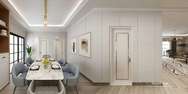 WPC Wall Panel Transformation: Hangzhou Apartment with Secondary Bedroom Walls in Hangzhou, China - photo 10