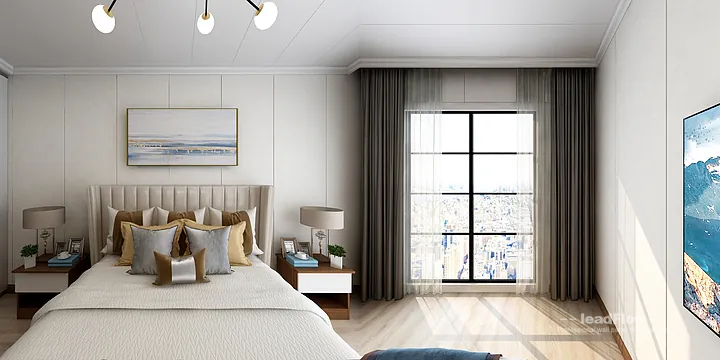 WPC Wall Panel Transformation: Hangzhou Apartment with Secondary Bedroom Walls in Hangzhou, China - photo 11