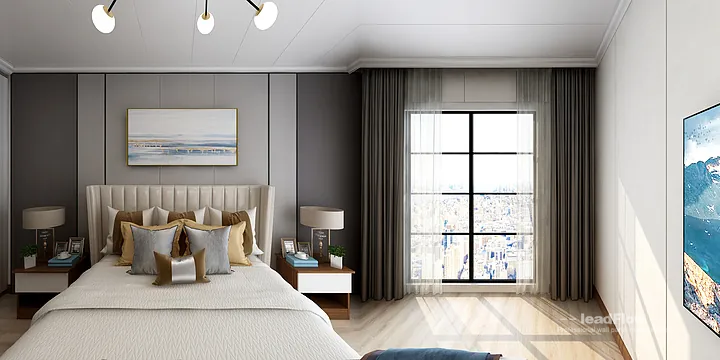 WPC Wall Panel Transformation: Hangzhou Apartment with Secondary Bedroom Walls in Hangzhou, China - photo 2