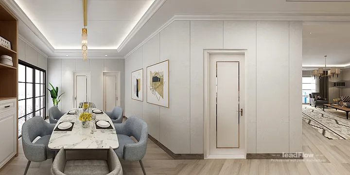 WPC Wall Panel Transformation: Hangzhou Apartment with Secondary Bedroom Walls in Hangzhou, China - photo 8