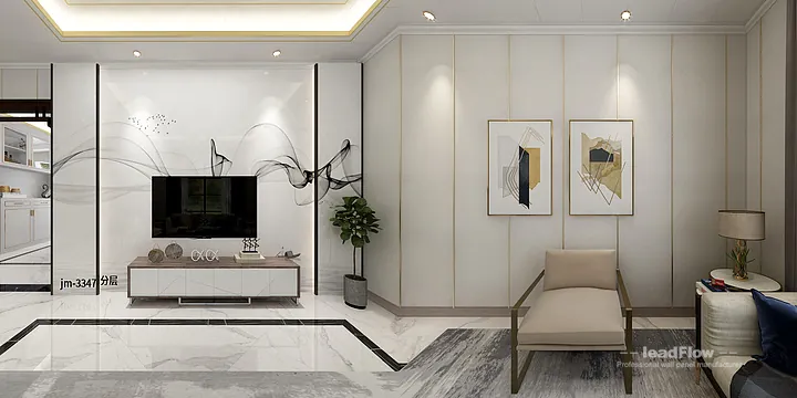 Explore WPC Cladding in This Hangzhou Apartment &mdash; Modern Style in Hangzhou, China - photo 6