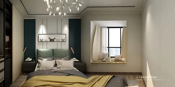 Hangzhou Apartment Renovation with WPC Wall Panel | Living-Dining Room Idea in Hangzhou, China - photo 2