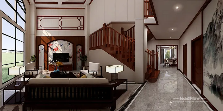 Elegant Villa in Hangzhou Featuring WPC Wall Panel in Hangzhou, China - photo 6
