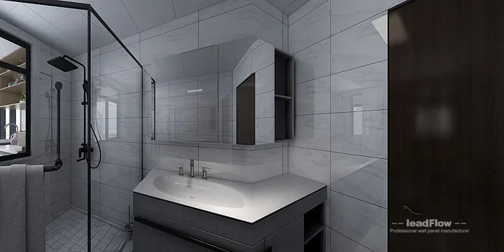 WPC Interior Panel Apartment Case Study in Hangzhou | Modern Secondary Bedroom in Hangzhou, China - photo 10
