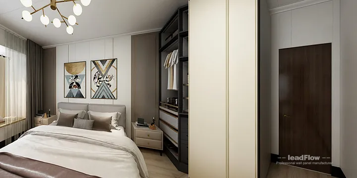 WPC Interior Panel Apartment Case Study in Hangzhou | Modern Secondary Bedroom in Hangzhou, China - photo 11