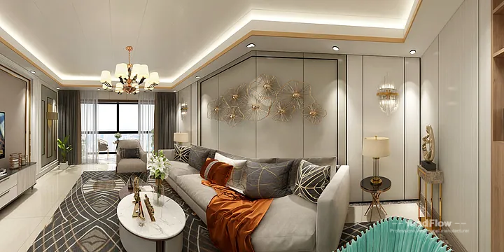 WPC Interior Panel Apartment Case Study in Hangzhou | Modern Secondary Bedroom in Hangzhou, China - photo 12