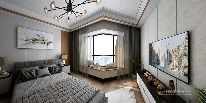 WPC Interior Panel Apartment Case Study in Hangzhou | Modern Secondary Bedroom in Hangzhou, China - photo 16