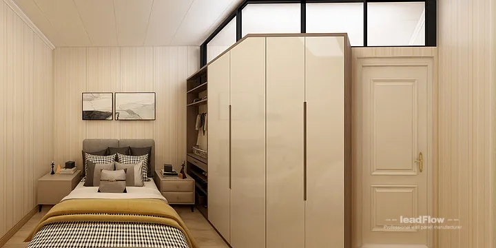 WPC Interior Panel Apartment Case Study in Hangzhou | Modern Secondary Bedroom in Hangzhou, China - photo 19