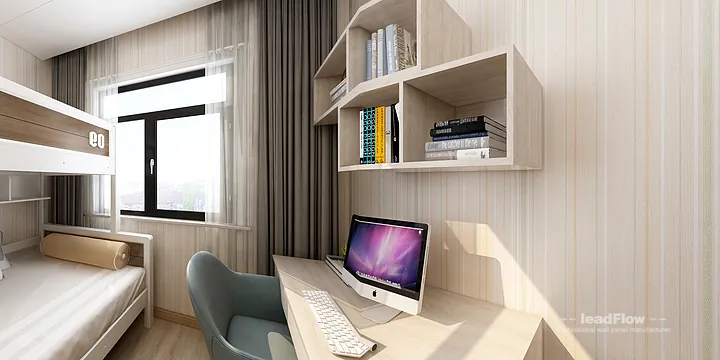 WPC Interior Panel Apartment Case Study in Hangzhou | Modern Secondary Bedroom in Hangzhou, China - photo 20
