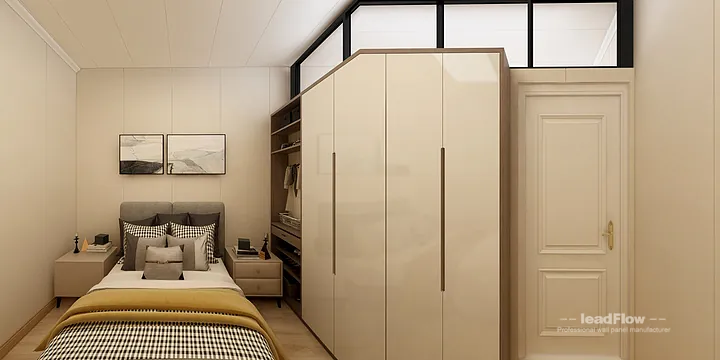 WPC Interior Panel Apartment Case Study in Hangzhou | Modern Secondary Bedroom in Hangzhou, China - photo 21