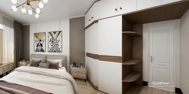 WPC Interior Panel Apartment Case Study in Hangzhou | Modern Secondary Bedroom in Hangzhou, China - photo 33