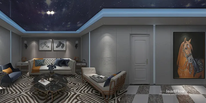 Hangzhou Interior Project Featuring WPC Cladding | lounge room Walls in Hangzhou, China - photo 2