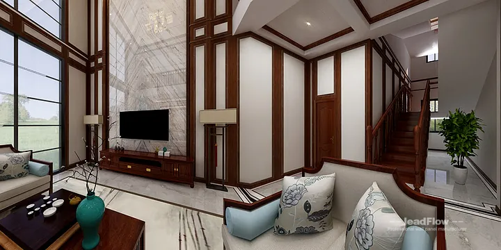 Hangzhou Villa with WPC Cladding &mdash; Secondary Bedroom Feature in Hangzhou, China