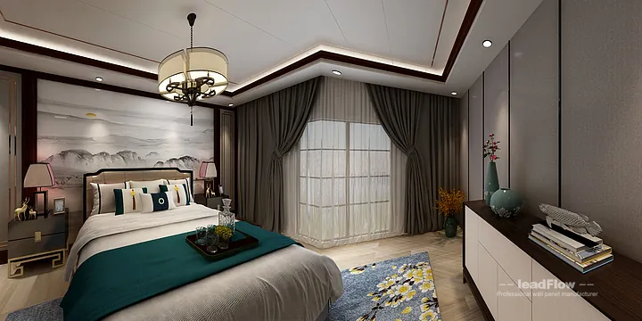 Hangzhou Villa with WPC Cladding &mdash; Secondary Bedroom Feature in Hangzhou, China - photo 12