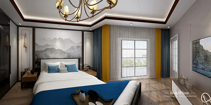Hangzhou Villa with WPC Cladding &mdash; Secondary Bedroom Feature in Hangzhou, China - photo 14