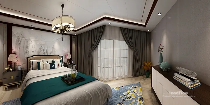 Hangzhou Villa with WPC Cladding &mdash; Secondary Bedroom Feature in Hangzhou, China - photo 4